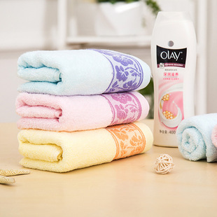 新款純棉無(wú)捻紗毛巾 廠家直銷，素色家用吸水不掉色